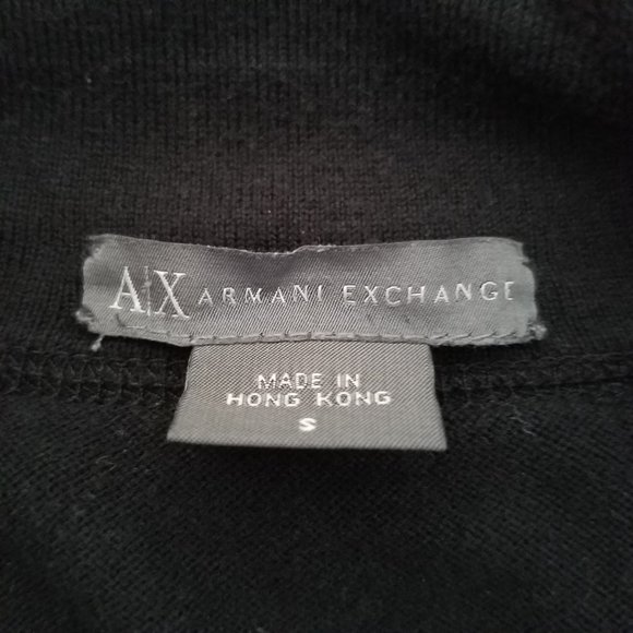 Armani Exchange AIX Women's Black Zip Up Size S - Picture 5 of 5